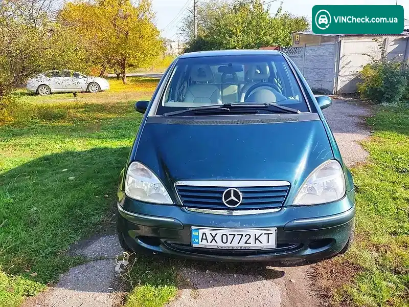 Mercedes-Benz A-Class 2001, фото з оголошення 2 з 10, VIN WDB1681321J652394