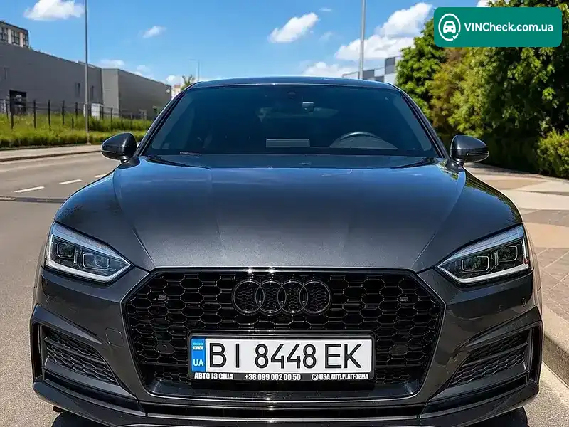 Audi A5 2017, фото з оголошення 2 з 18, VIN WAUBNCF51JA022435