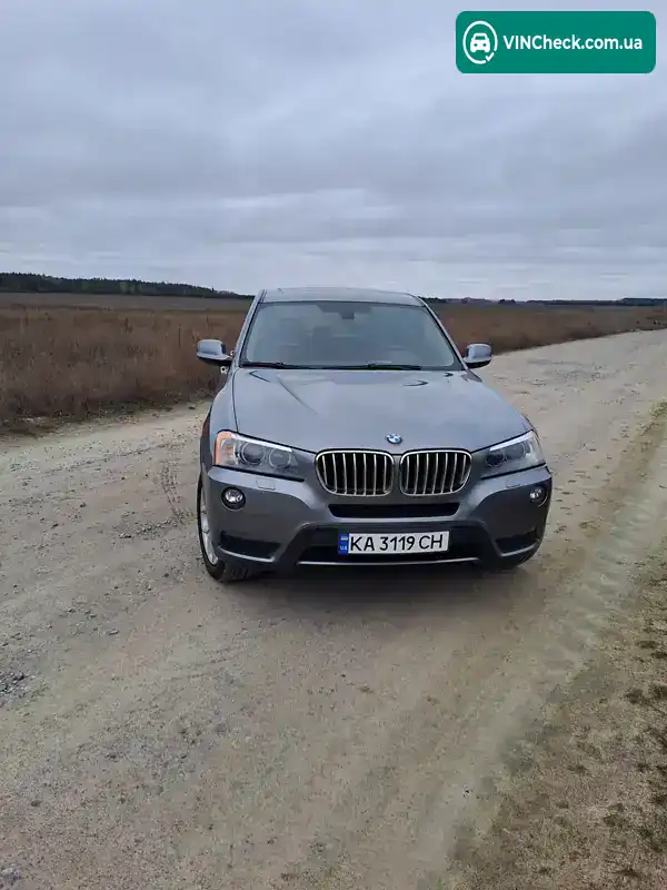BMW X3 2014, фото з оголошення 1 з 10, VIN 5UXWX7C51E0K31100