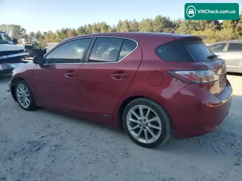 Lexus CT 2012, фото з оголошення 2 з 8, VIN JTHKD5BH1C2101424