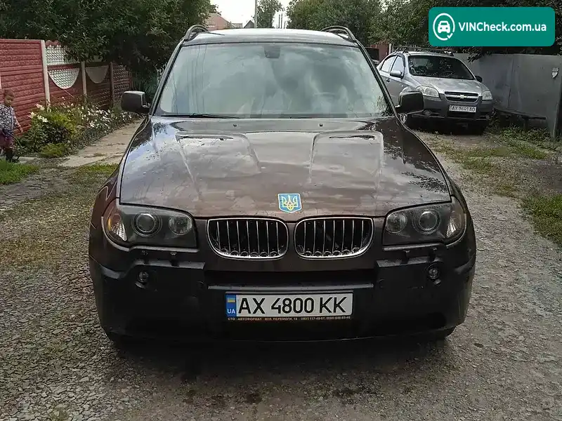 BMW X3 2004, фото з оголошення 1 з 13, VIN WBAPB51070WB05779