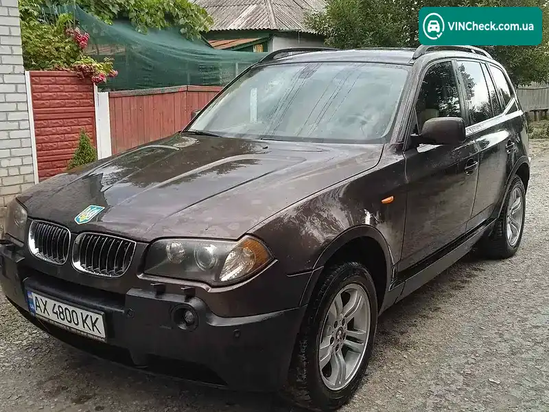 BMW X3 2004, фото з оголошення 2 з 13, VIN WBAPB51070WB05779