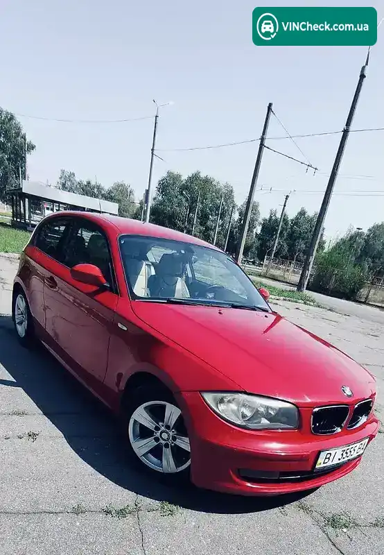 BMW 1 Series 2007, фото з оголошення 1 з 10, VIN WBAUA31060VE48261