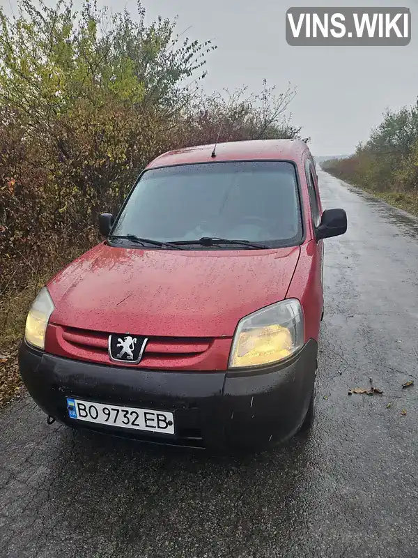 Peugeot Partner 2002, фото з оголошення 1 з 13, VIN VF3GBWJYB96005677