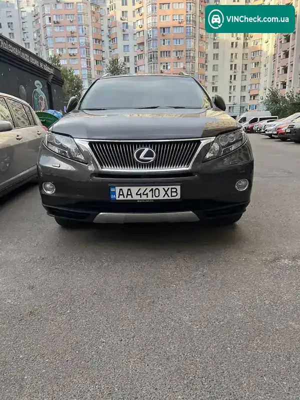 Lexus RX 2010, фото з оголошення 1 з 7, VIN JTJBC11A502412560