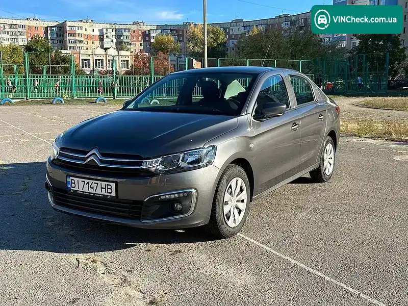 Citroen C-Elysee 2020, фото з оголошення 1 з 13, VIN VF7DDNFP0LJ976530