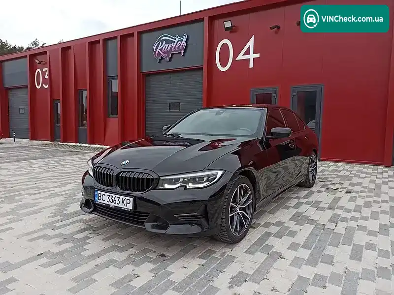 BMW 3 Series 2020, фото з оголошення 1 з 14, VIN 3MW5R7J05L8B25148
