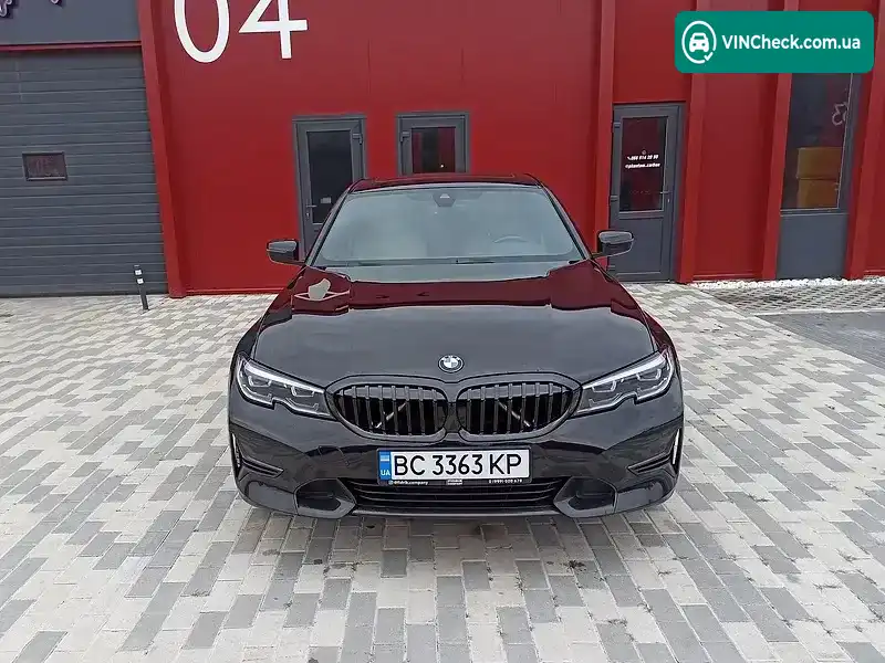 BMW 3 Series 2020, фото з оголошення 2 з 14, VIN 3MW5R7J05L8B25148