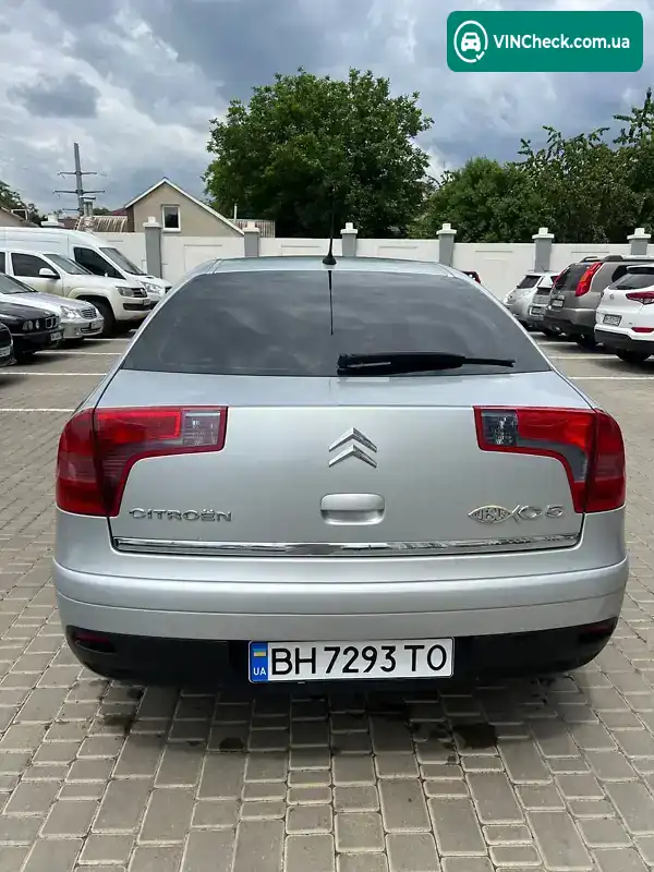 Citroen C5 2004, фото з оголошення 2 з 9, VIN VF7RCRFJC76630767