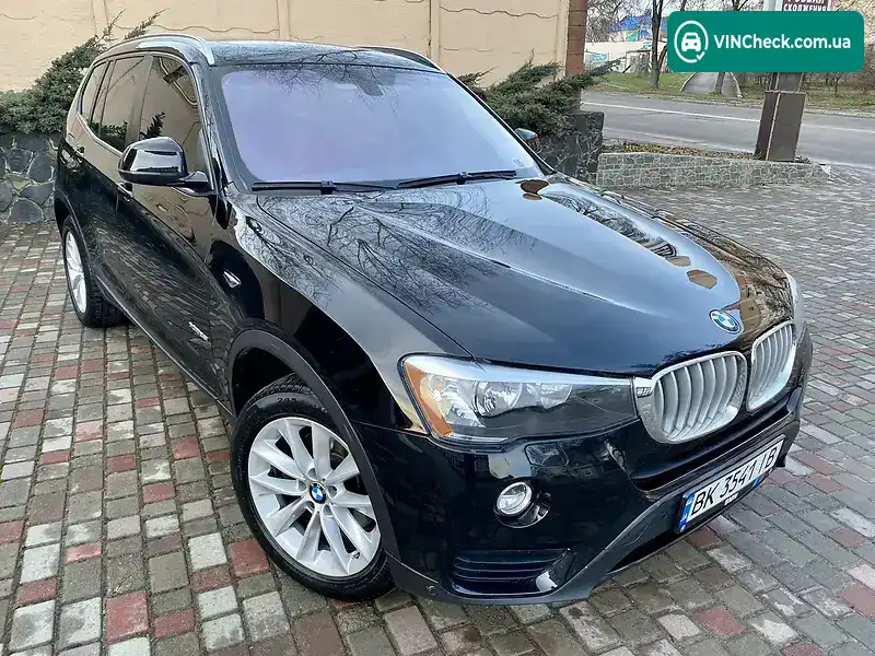 BMW X3 2016, фото з оголошення 1 з 20, VIN 5UXWX9C56G0D95217