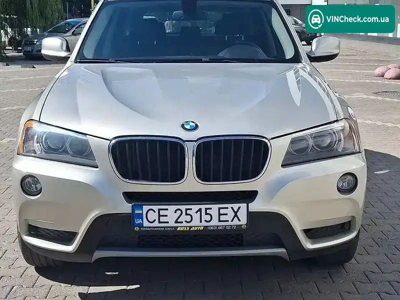 BMW X3 2012, фото з оголошення 1 з 13, VIN 5UXWX9C58D0A09361