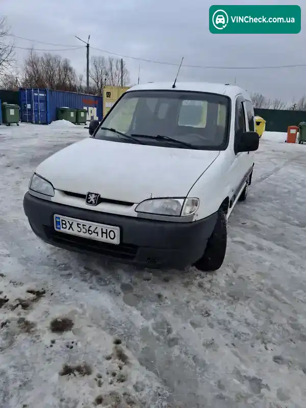 Peugeot Partner 2000, фото з оголошення 1 з 11, VIN VF35BWJZE60270791