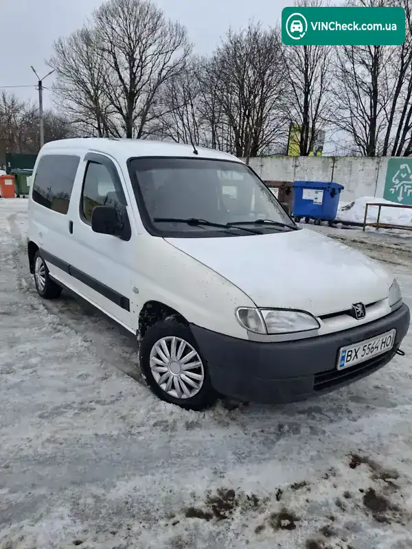 Peugeot Partner 2000, фото з оголошення 2 з 11, VIN VF35BWJZE60270791