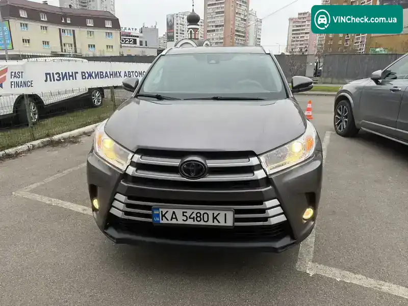 Toyota Highlander 2018, фото з оголошення 2 з 21, VIN 5TDJZRFH6KS577191