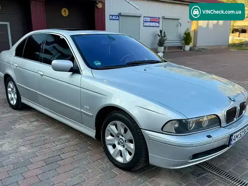 BMW 5 Series 2003, фото з оголошення 1 з 20, VIN WBADL01080GY13565