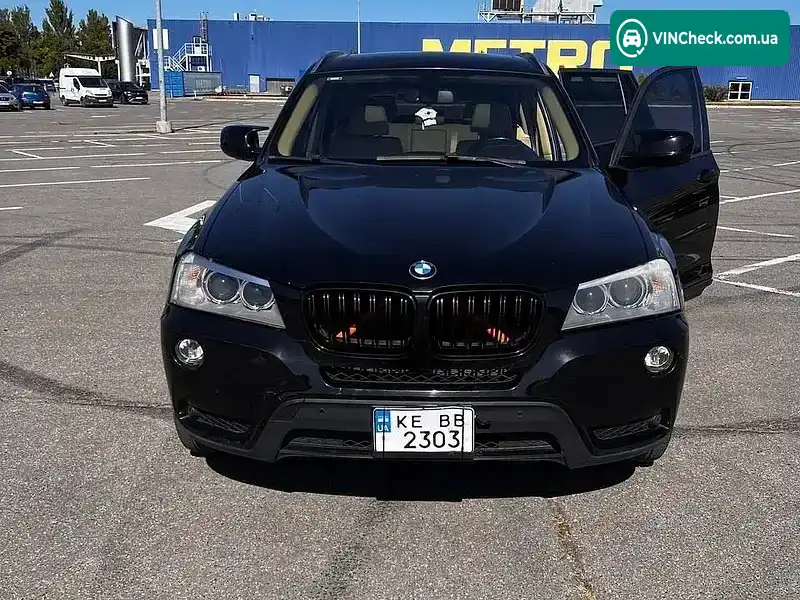 BMW X3 2012, фото з оголошення 1 з 17, VIN 5UXWX9C51D0A30097