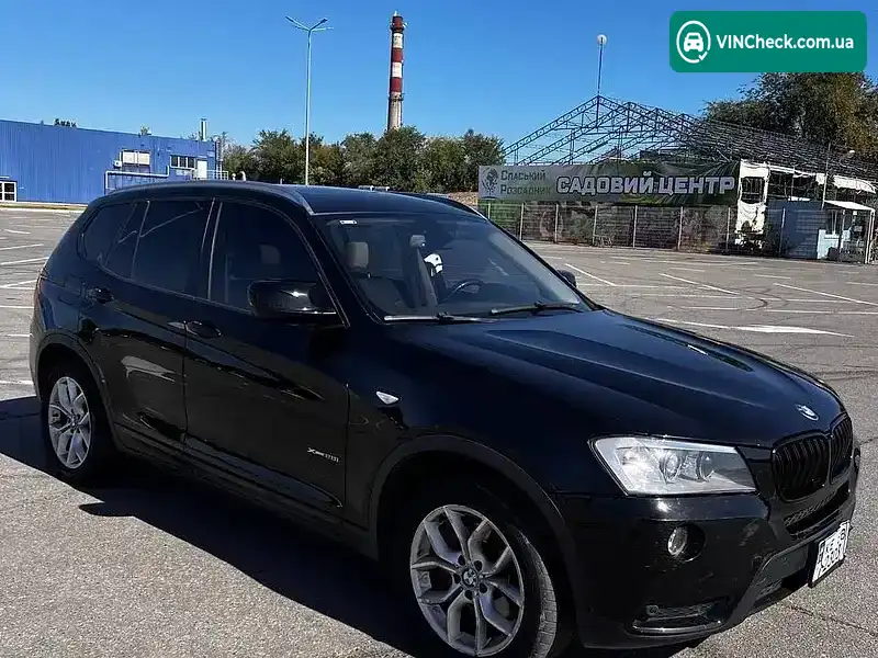 BMW X3 2012, фото з оголошення 2 з 17, VIN 5UXWX9C51D0A30097