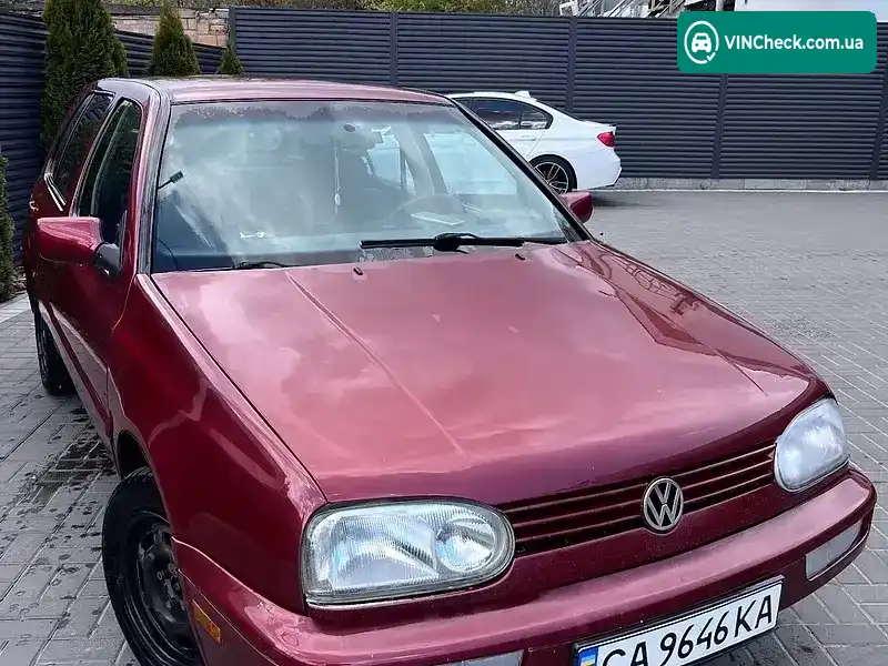 Volkswagen Golf 1996, фото з оголошення 1 з 21, VIN 3VW1931HLTM330924