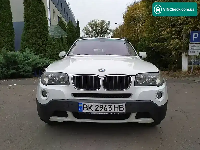 BMW X3 2008, фото з оголошення 1 з 17, VIN WBAPE11040WJ54046