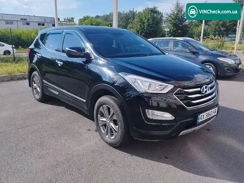 Hyundai Santa FE 2013, фото з оголошення 1 з 10, VIN KMHST81CADU175694
