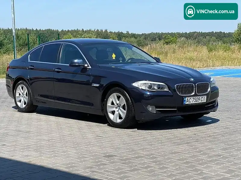 BMW 5 Series 2012, фото з оголошення 2 з 20, VIN WBAXG110X0DY80984