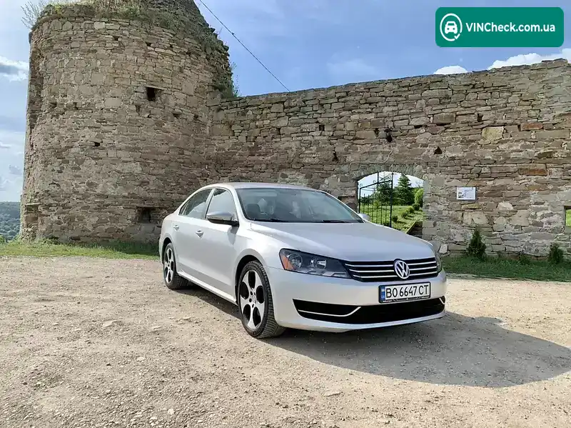 Volkswagen Passat 2012, фото з оголошення 1 з 3, VIN 1VWAP7A3XCC058179