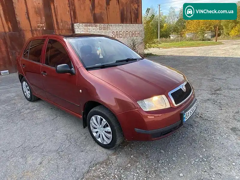 Skoda Fabia 2001, фото з оголошення 1 з 12, VIN TMBPH16Y313212238