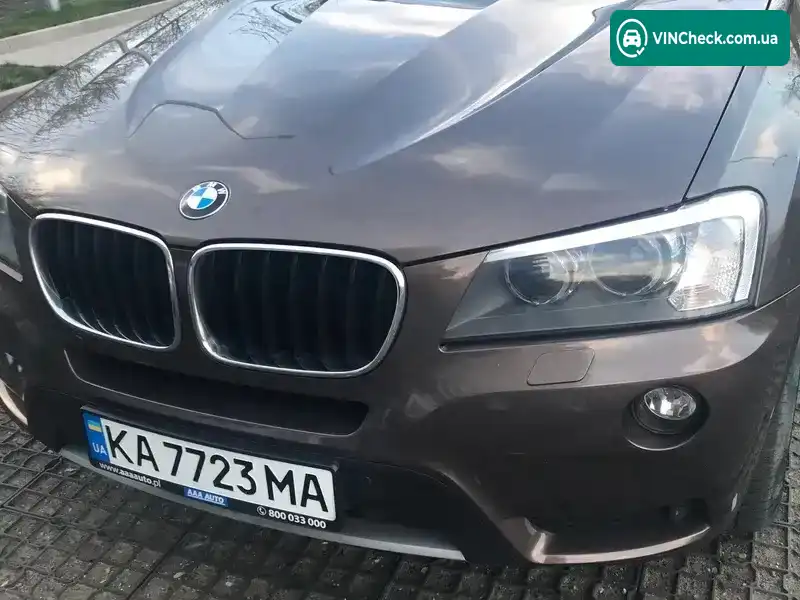 BMW X3 2012, фото з оголошення 2 з 11, VIN WBAWY310900A50303