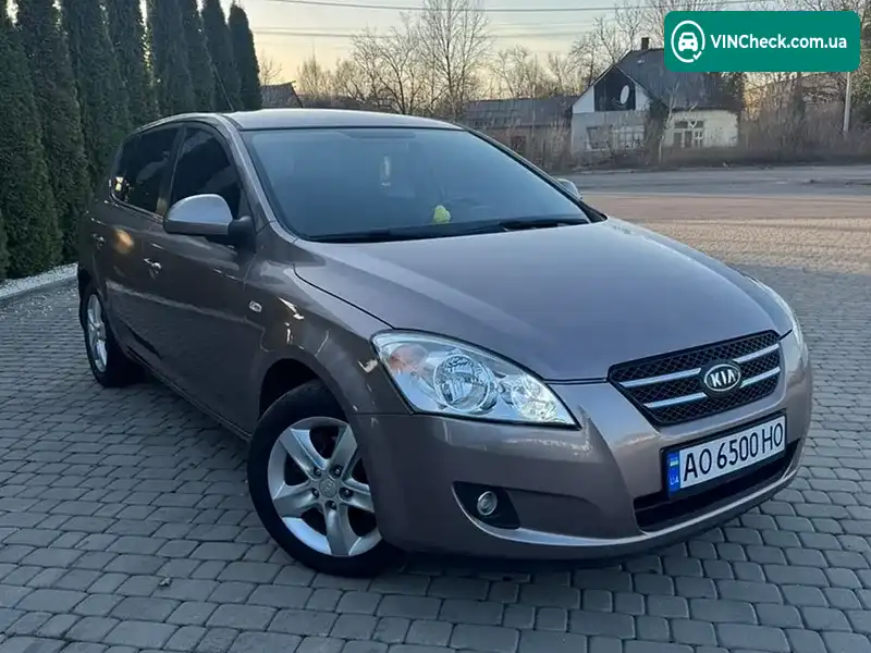 Kia Ceed 2007, фото з оголошення 2 з 14, VIN Y6LFF24238L001690