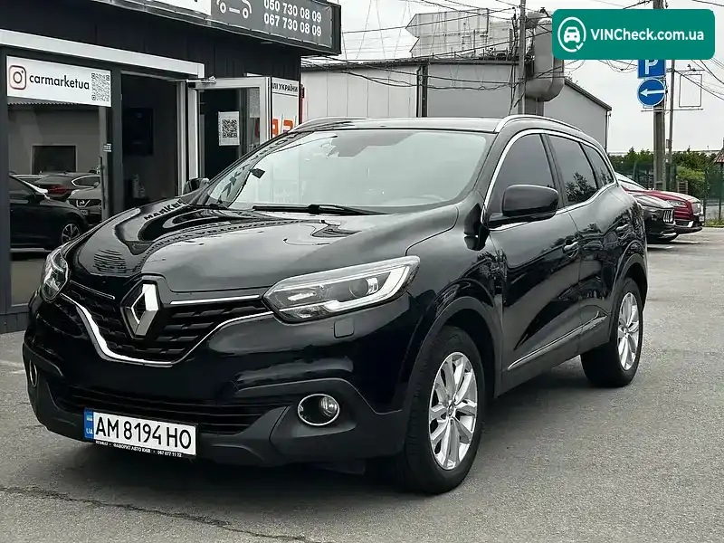 Renault Kadjar 2016, фото з оголошення 1 з 17, VIN VF1RFE00556475858