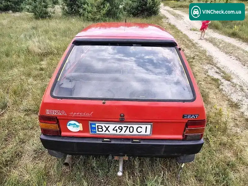 SEAT Ibiza 1991, фото з оголошення 2 з 7, VIN VSS021A0009872341