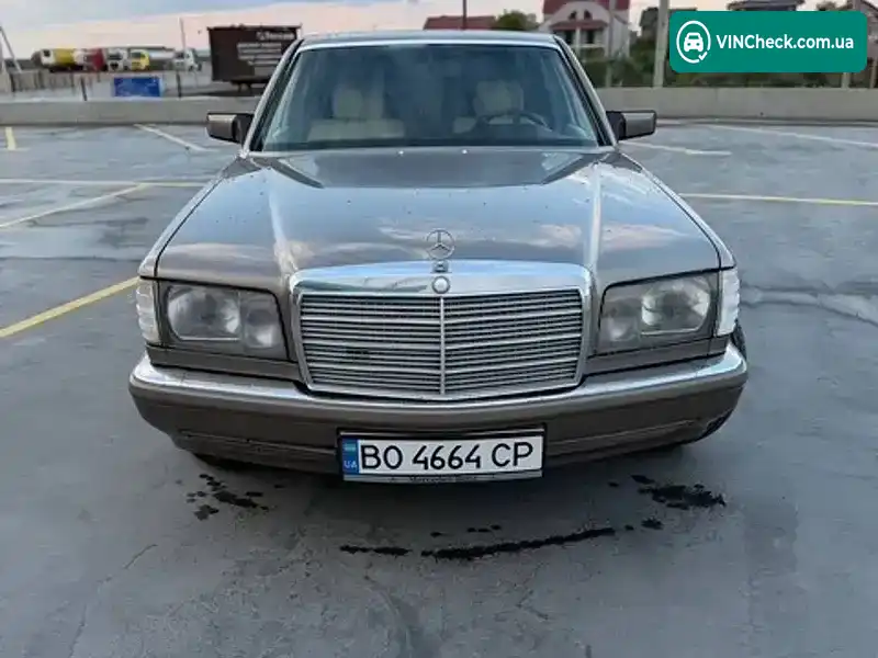 Mercedes-Benz S-Class 1987, фото з оголошення 2 з 20, VIN WDB1260201A366089