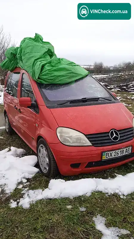 Mercedes-Benz Vaneo 2002, фото з оголошення 1 з 20, VIN WDB4147001N208096