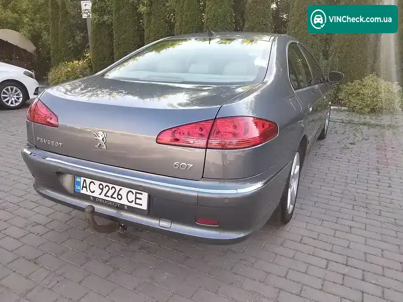 Peugeot 607 2007, фото з оголошення 1 з 20, VIN VF39U4HPH92234720