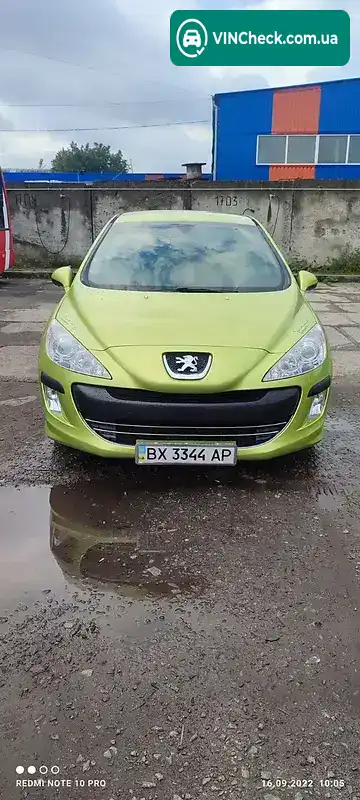 Peugeot 308 2008, фото з оголошення 1 з 12, VIN VF34C5FWF55085172