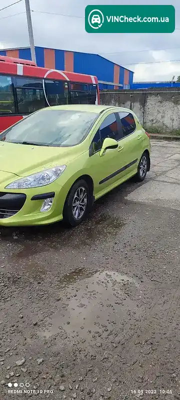 Peugeot 308 2008, фото з оголошення 2 з 12, VIN VF34C5FWF55085172