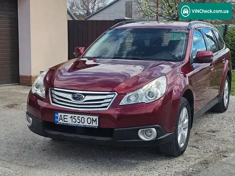 Subaru Outback 2010, фото з оголошення 2 з 21, VIN JF1BR9L95BG047337