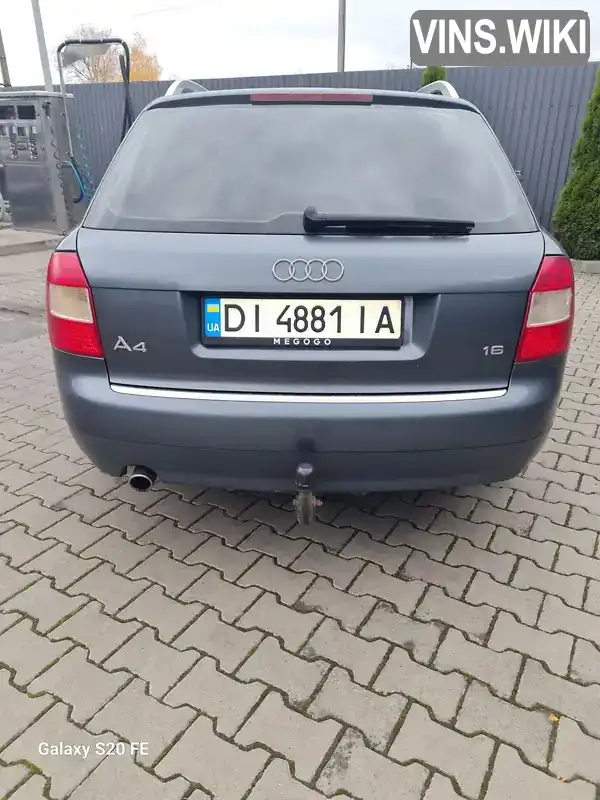 Audi A4 2002, фото з оголошення 1 з 9, VIN WAUZZZ8E73A237324