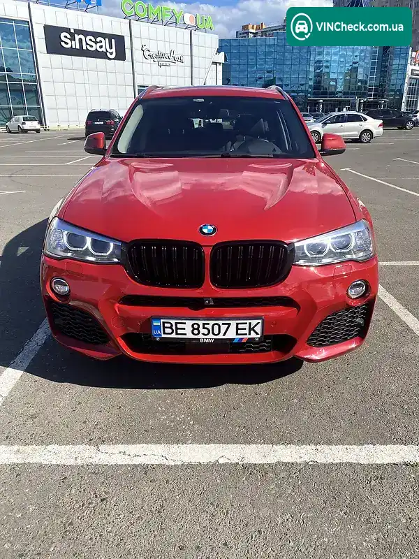 BMW X3 2014, фото з оголошення 1 з 20, VIN 5UXWX7C52F0K33116