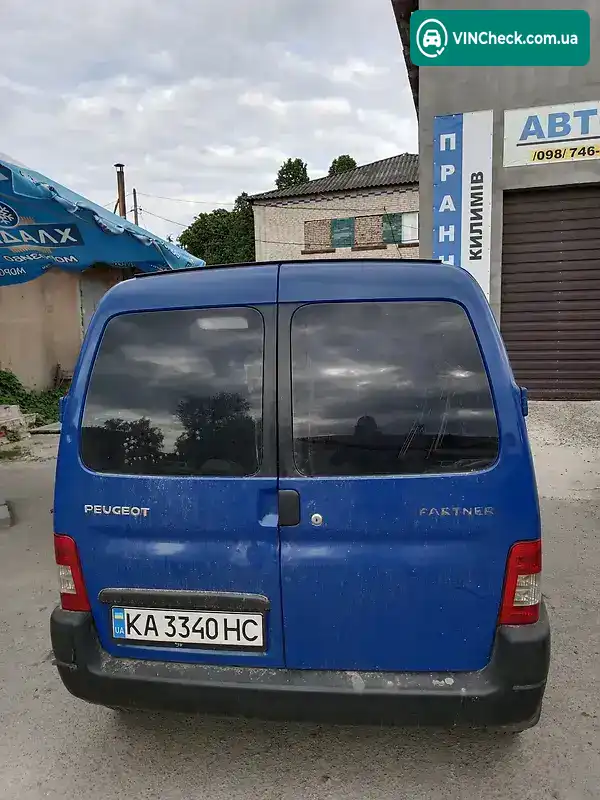 Peugeot Partner 2006, фото з оголошення 1 з 4, VIN VF3GCKFWC96205440