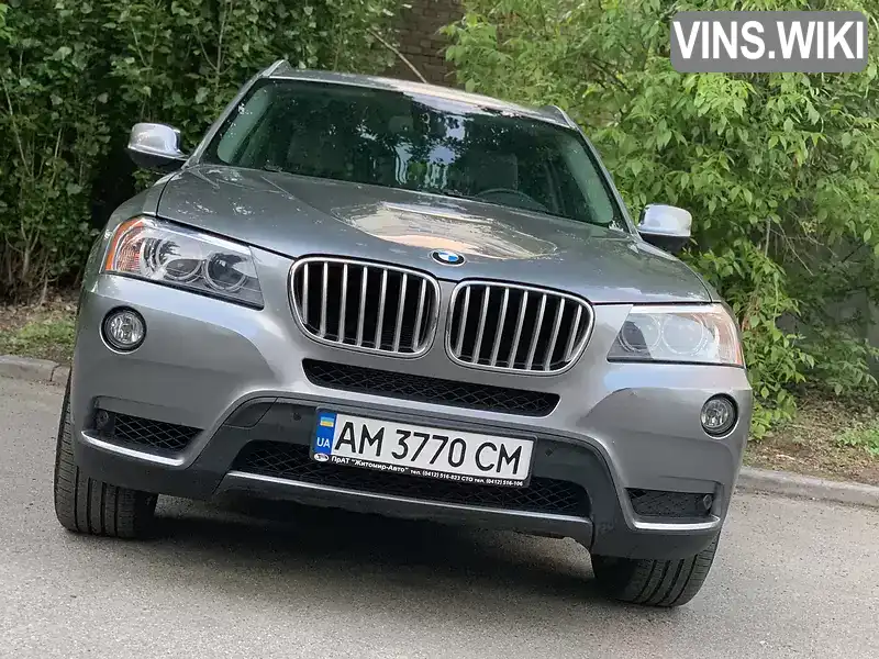 BMW X3 2012, фото з оголошення 1 з 20, VIN 5UXWX7C58DL976388