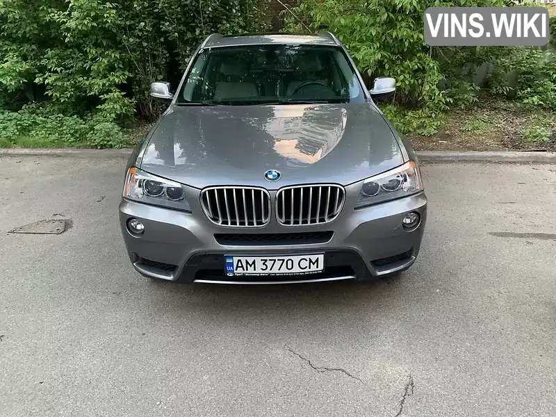 BMW X3 2012, фото з оголошення 2 з 20, VIN 5UXWX7C58DL976388