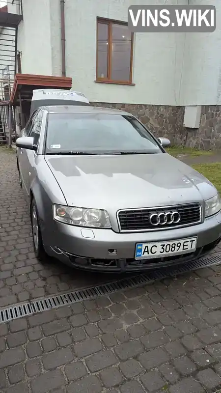 Audi A4 2002, фото з оголошення 1 з 8, VIN WAUZZZ8E02A251306