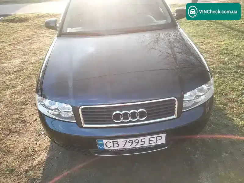 Audi A4 2003, фото з оголошення 2 з 10, VIN WAUZZZ8E34A002193