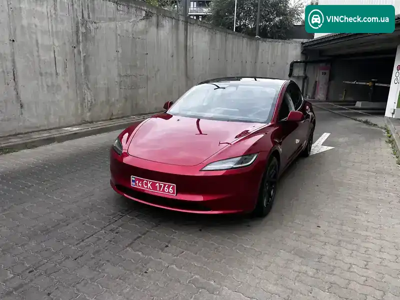Tesla Model 3 2024, фото з оголошення 1 з 12, VIN 5YJ3E1EB4RF812673