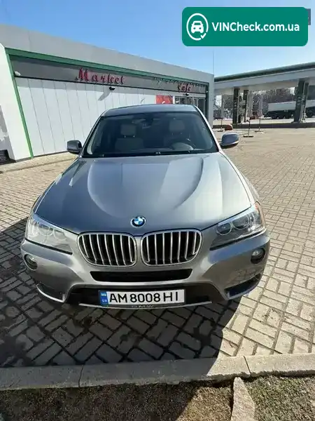 BMW X3 2013, фото з оголошення 2 з 16, VIN 5UXWX9C50D0D08729
