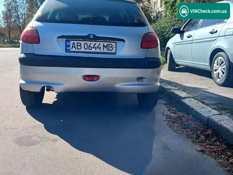 Peugeot 206 2005, фото з оголошення 2 з 7, VIN VF32AKFWF44706219