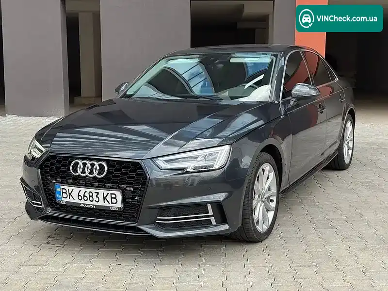Audi A4 2018, фото з оголошення 2 з 20, VIN WAUENAF45KN002398