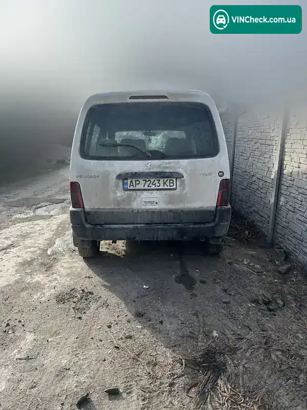 Peugeot Partner 2003, фото з оголошення 1 з 16, VIN VF3GCRHYB96010323
