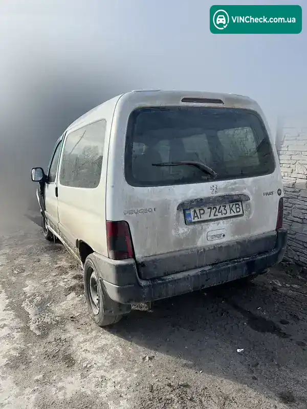 Peugeot Partner 2003, фото з оголошення 2 з 16, VIN VF3GCRHYB96010323